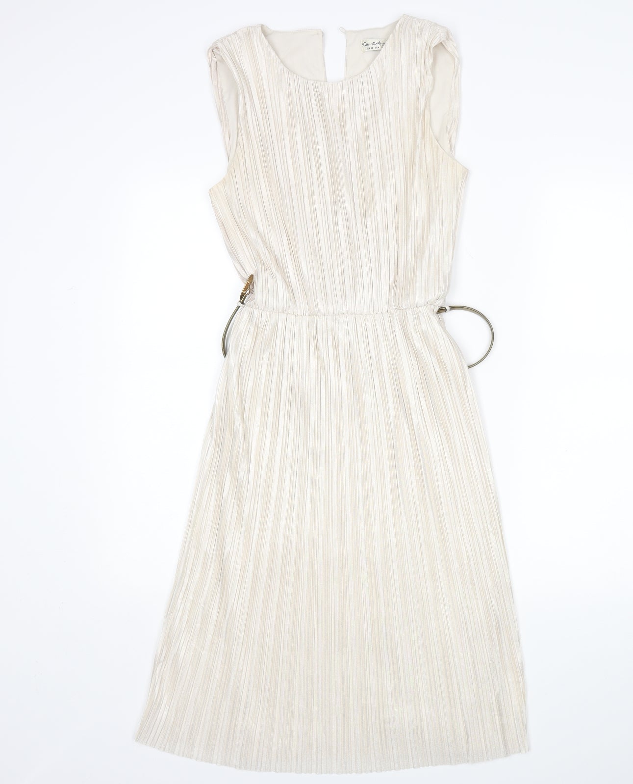 Miss Selfridge Womens Beige   A-Line  Size 8