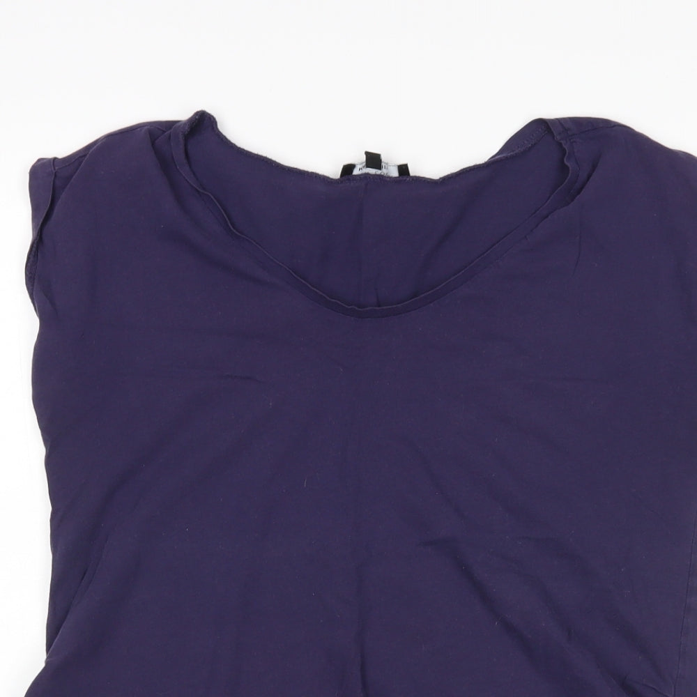 New Look Womens Purple   Basic T-Shirt Size 12