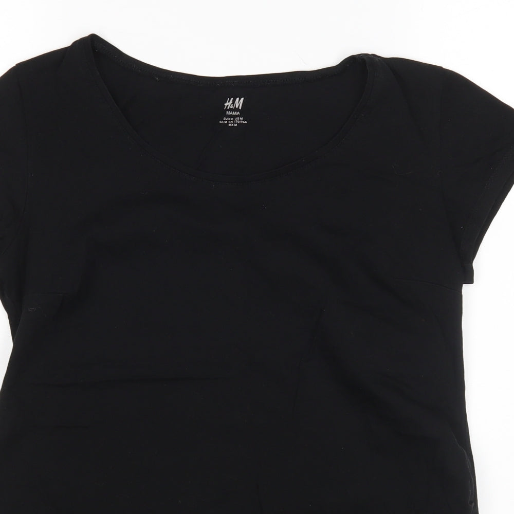 H&M Womens Black   Basic T-Shirt Size S