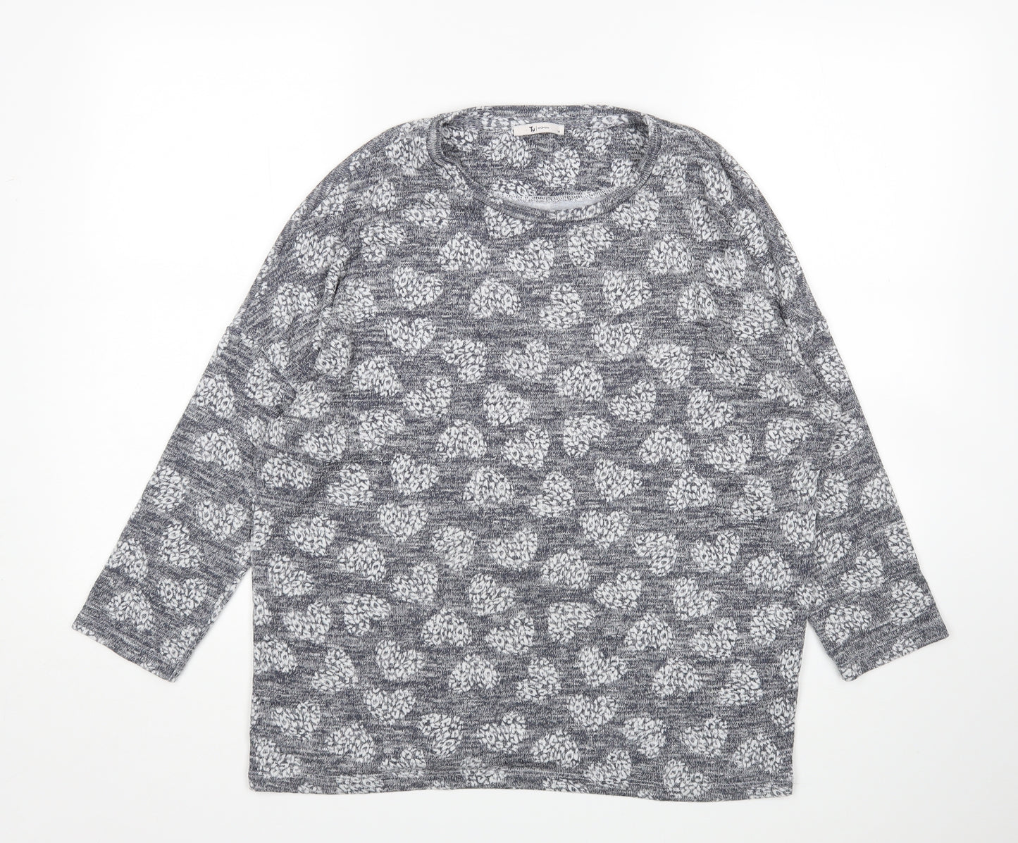 TU Womens Grey   Pullover Jumper Size 14