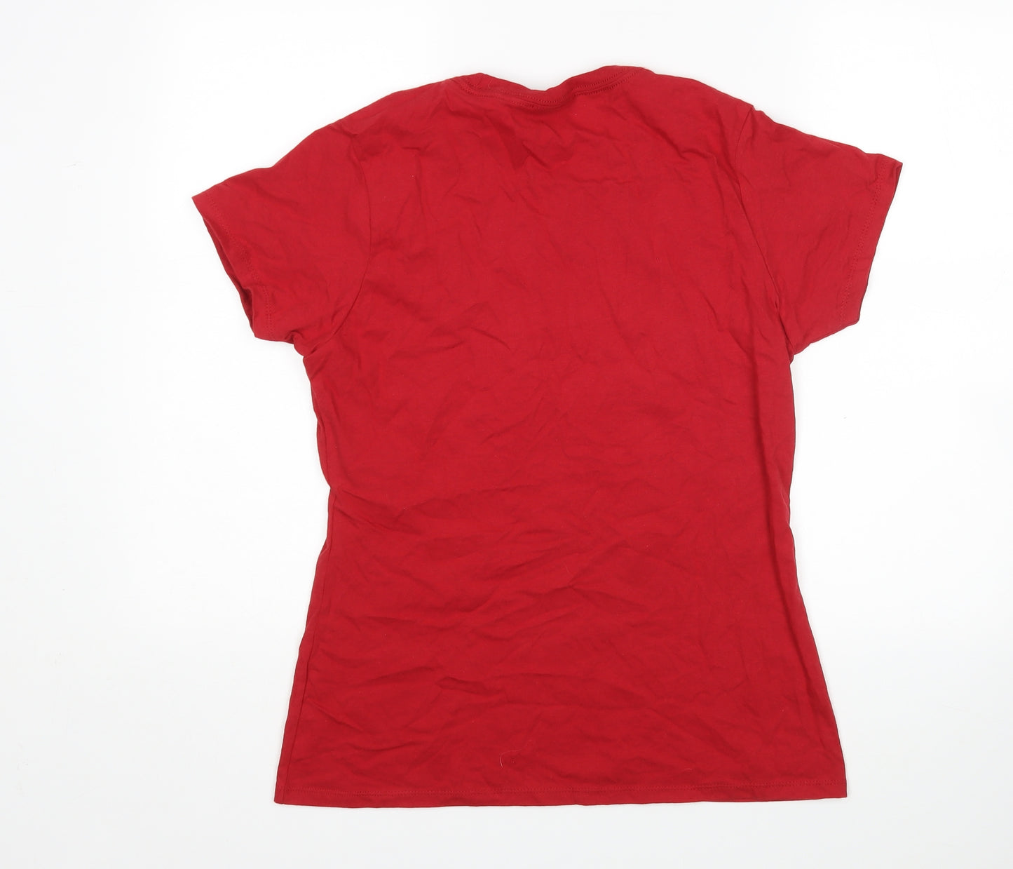 Port & Company Womens Red   Basic T-Shirt Size M  - USA