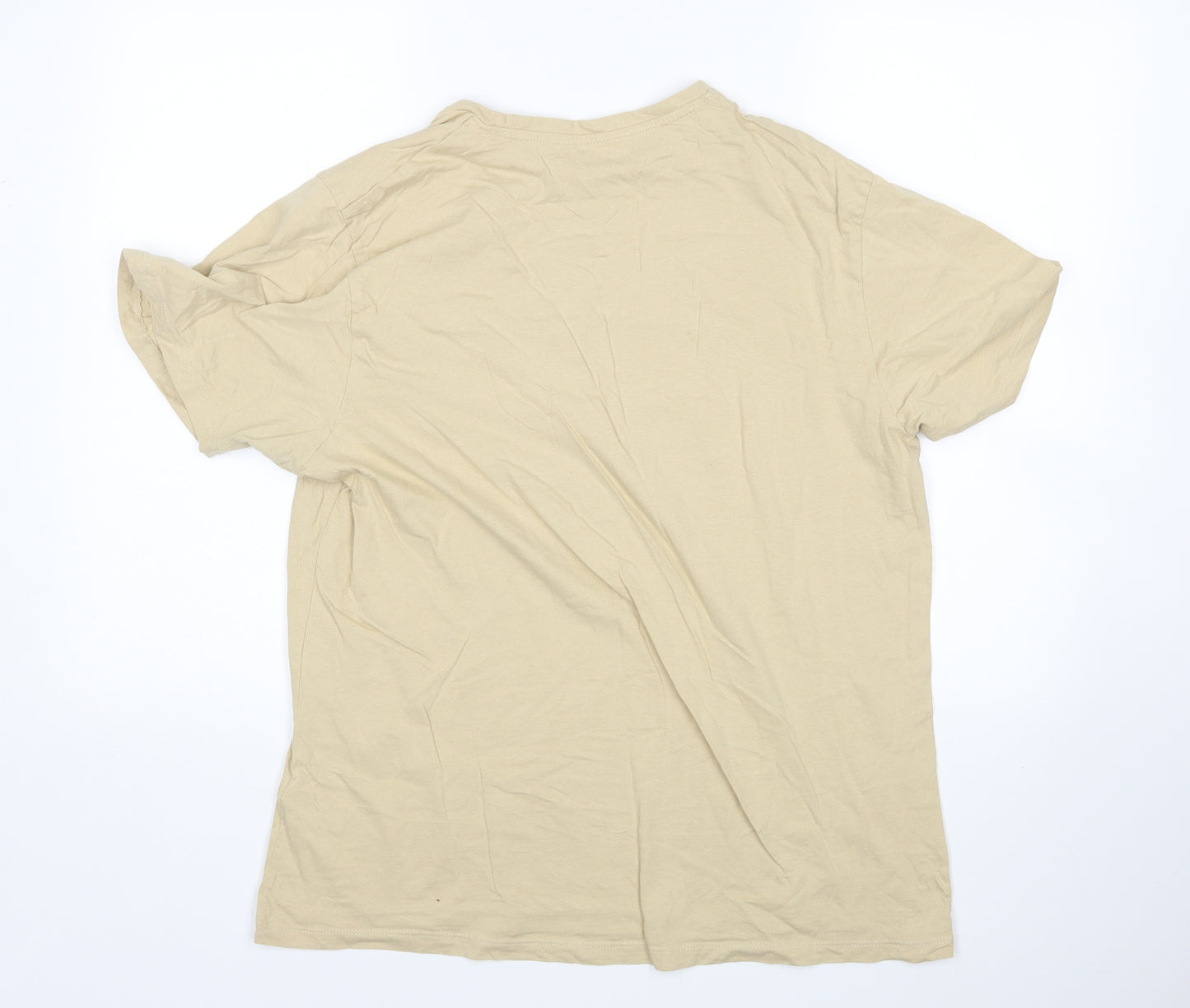 Primark Mens Beige    T-Shirt Size XL