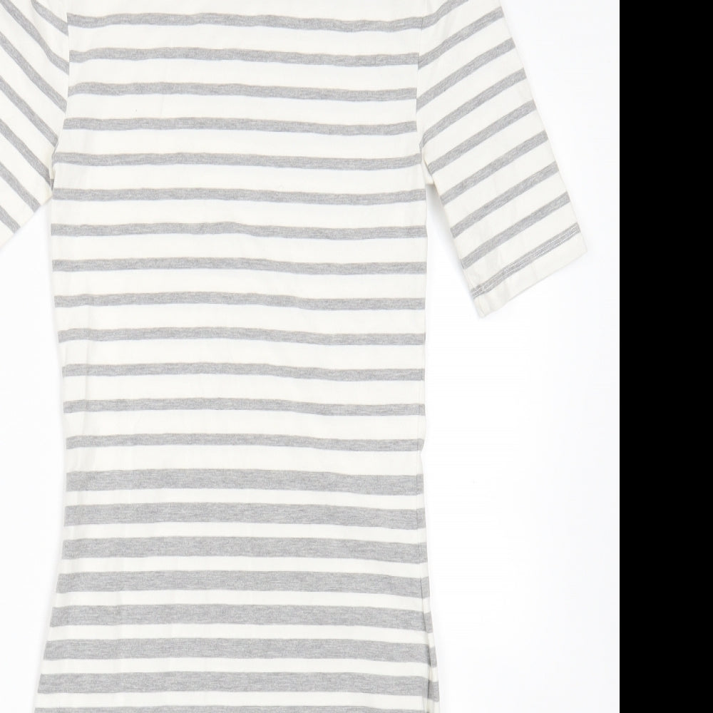 Superdry Womens Multicoloured Striped  T-Shirt Dress  Size S
