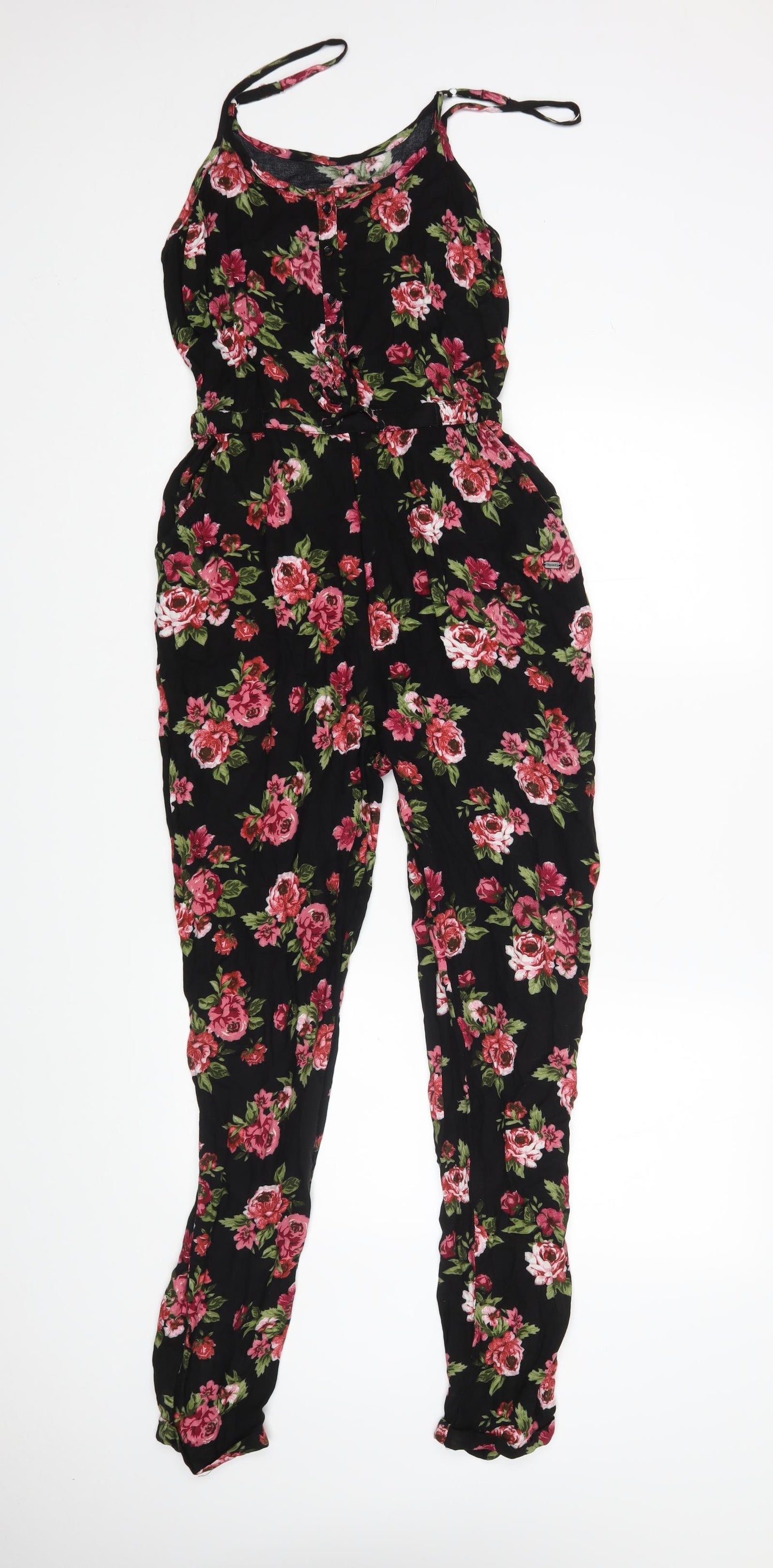Superdry Womens Multicoloured Floral  Bodysuit One-Piece Size S