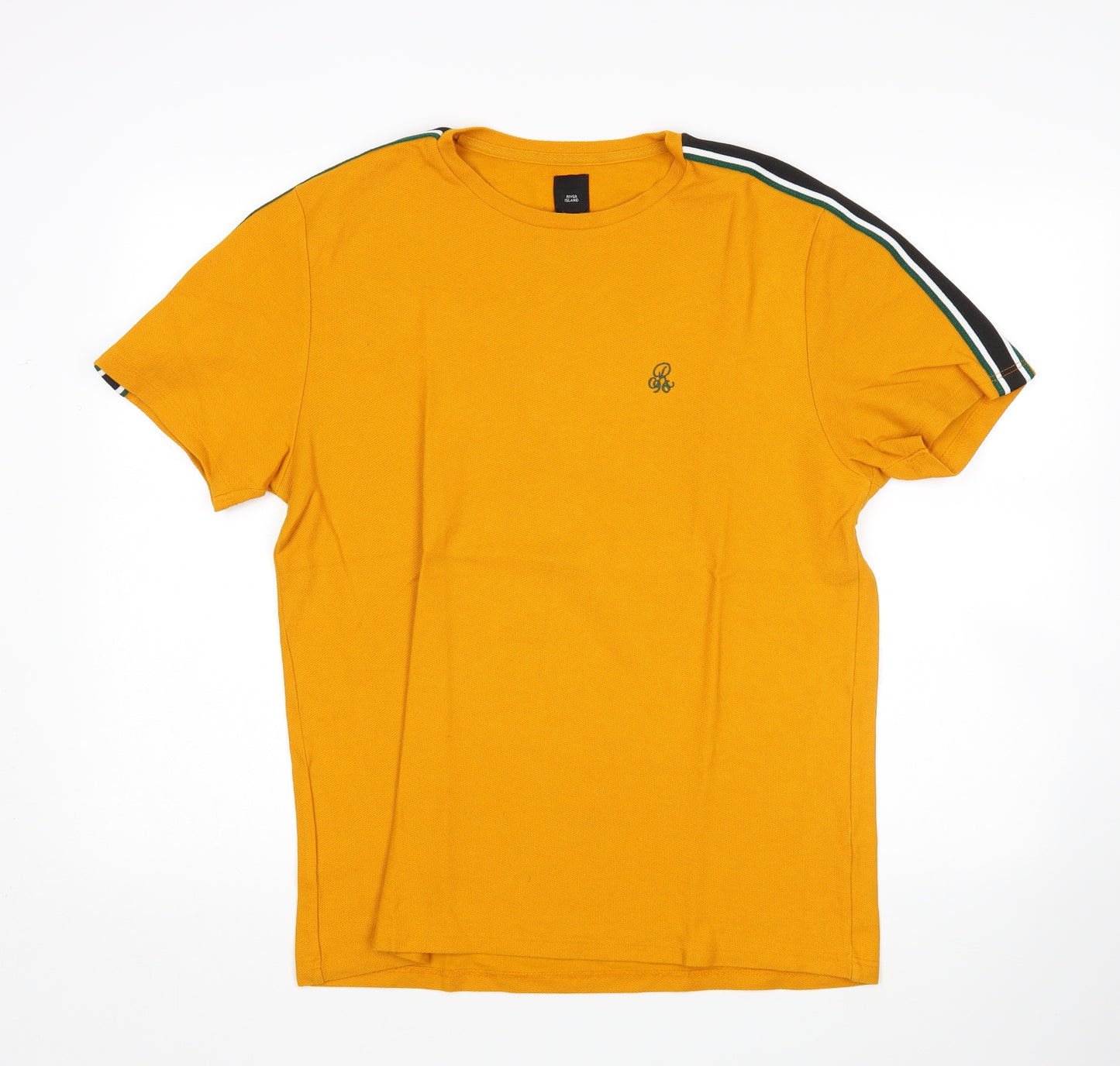 River Island Mens Orange    T-Shirt Size M