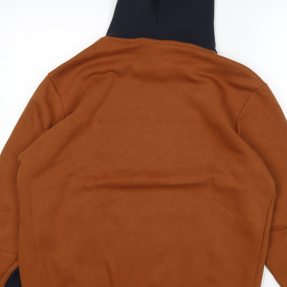 Leftman Mens Multicoloured   Pullover Hoodie Size M