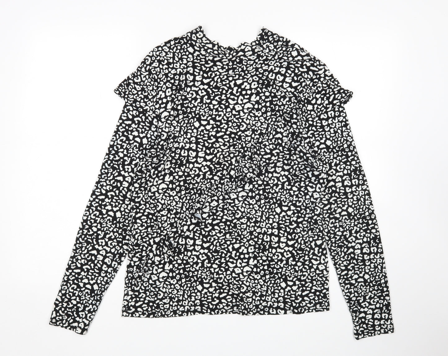 Matalan Womens Multicoloured Animal Print  Basic T-Shirt Size 16