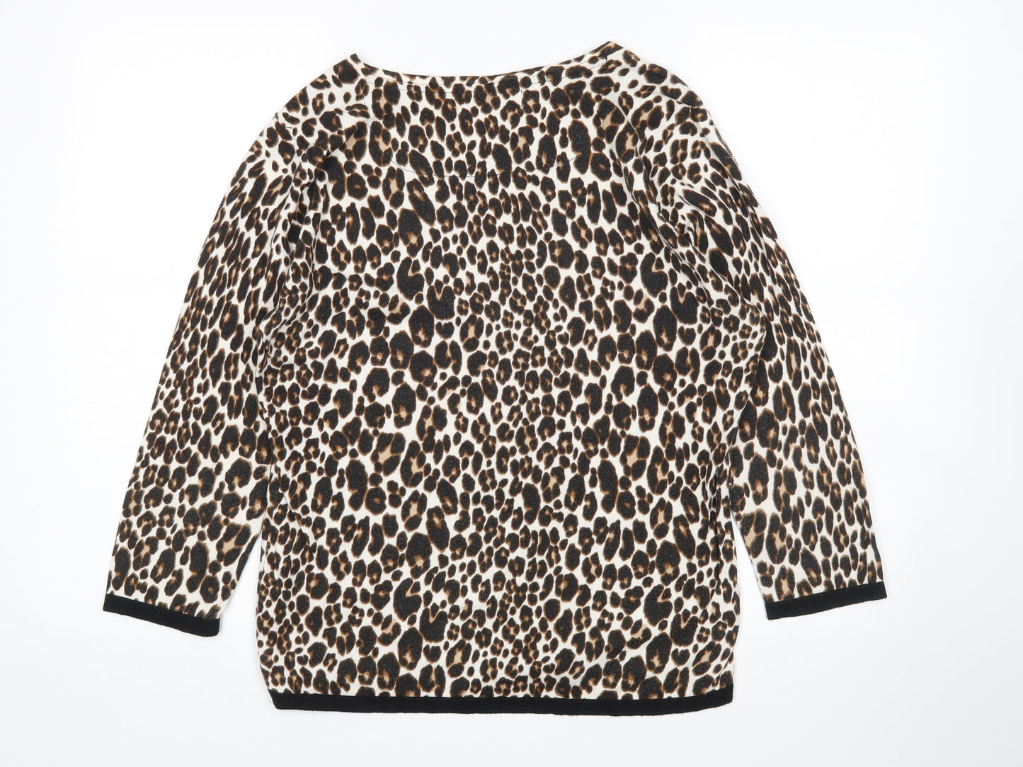 NEXT Womens Multicoloured Animal Print  Pullover Jumper Size 14