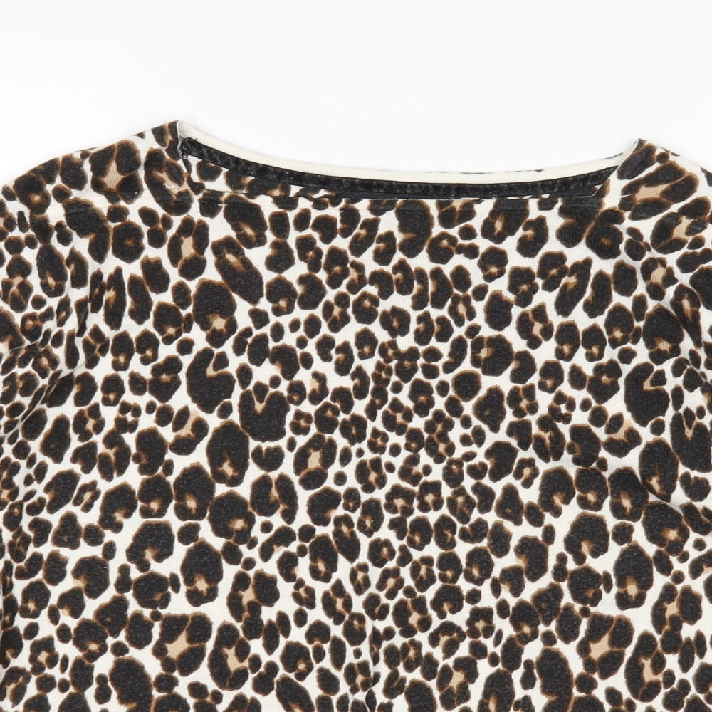 NEXT Womens Multicoloured Animal Print  Pullover Jumper Size 14