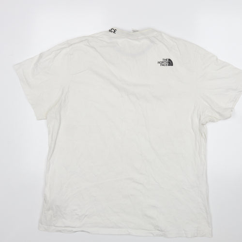 The North Face Womens White   Basic T-Shirt Size XL