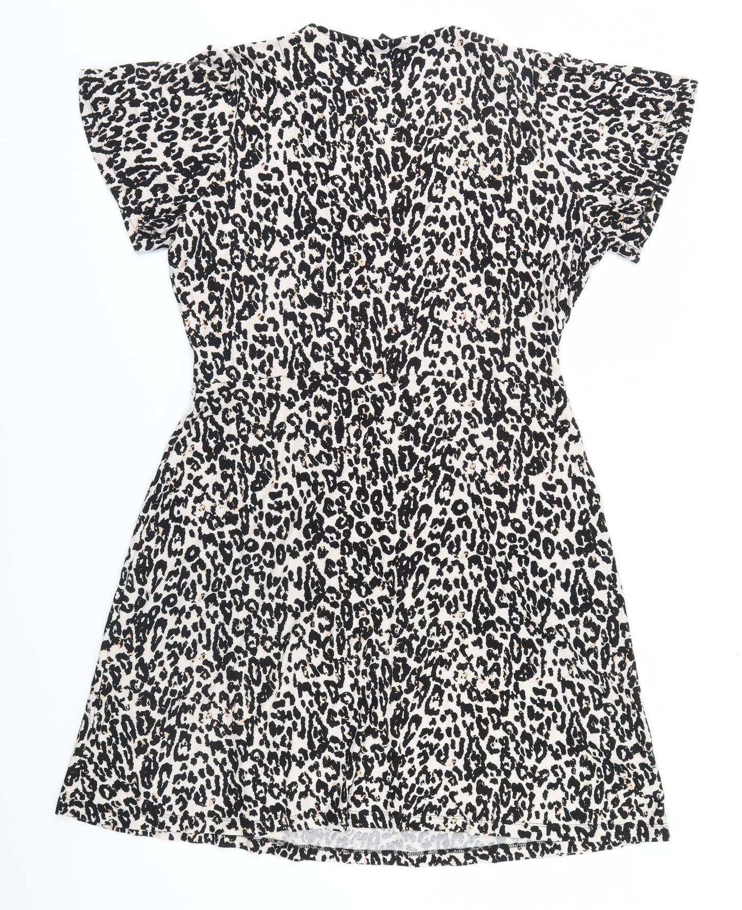 NEXT Womens Beige Animal Print  A-Line  Size 16