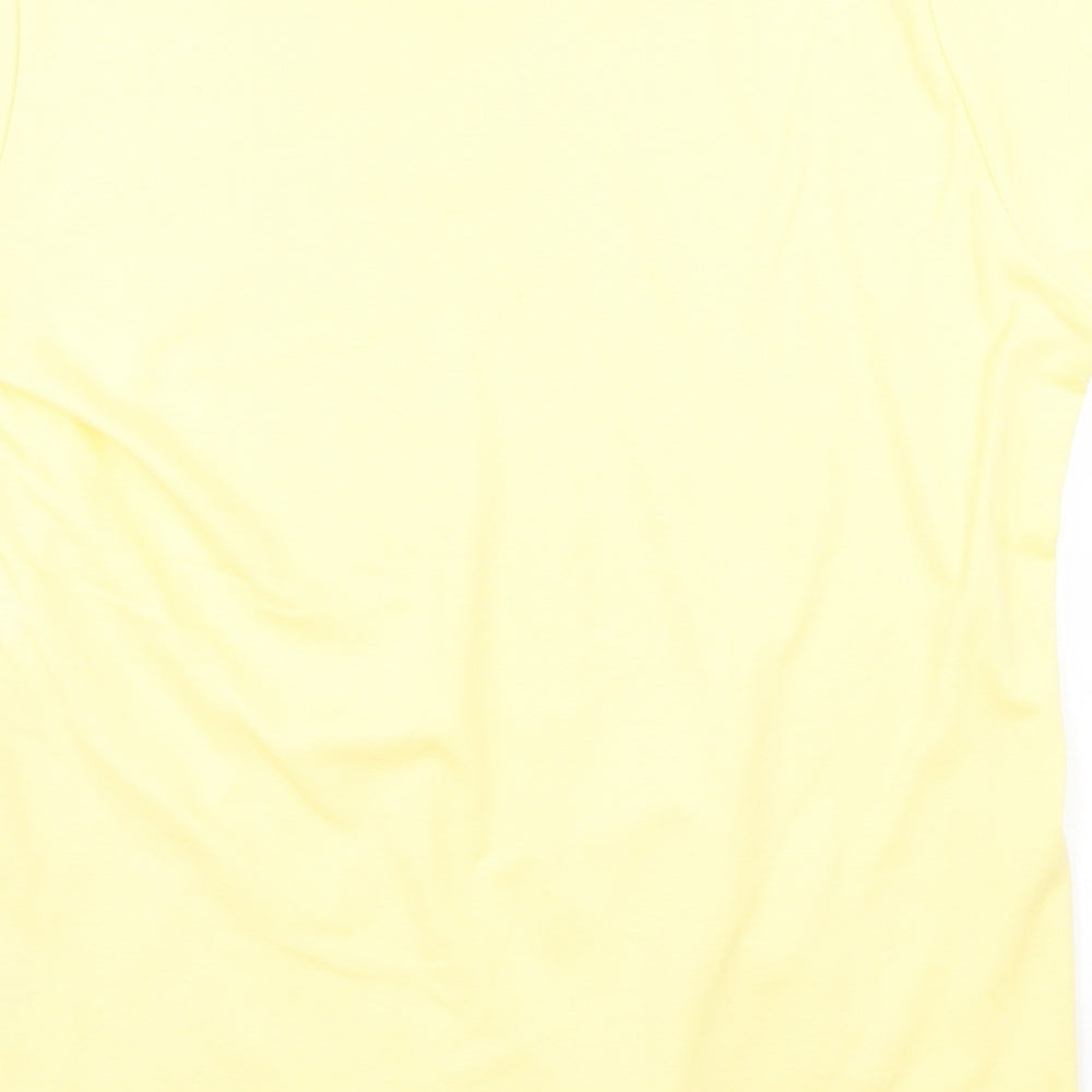 EWM Womens Yellow   Basic T-Shirt Size 18