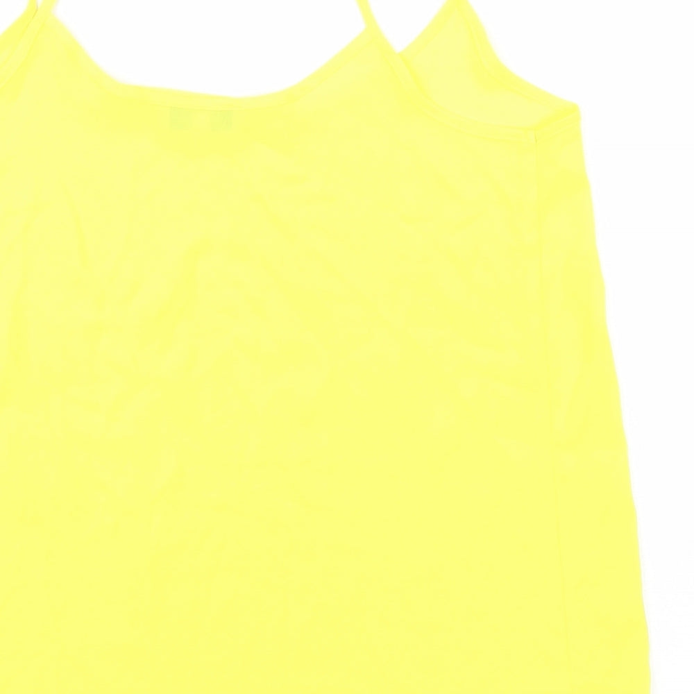 Papaya Womens Yellow   Basic Tank Size 8
