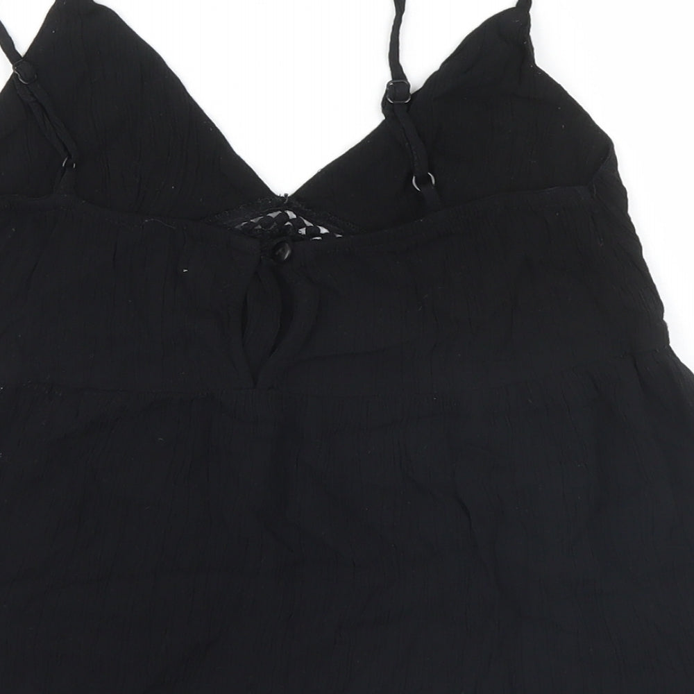 ASOS Womens Black   Basic Tank Size 8