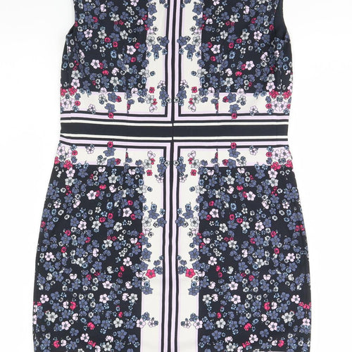 Great Plains Womens Black Floral  Pencil Dress  Size S