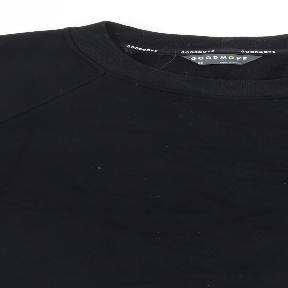Marks and Spencer Womens Black   Pullover Jumper Size 20