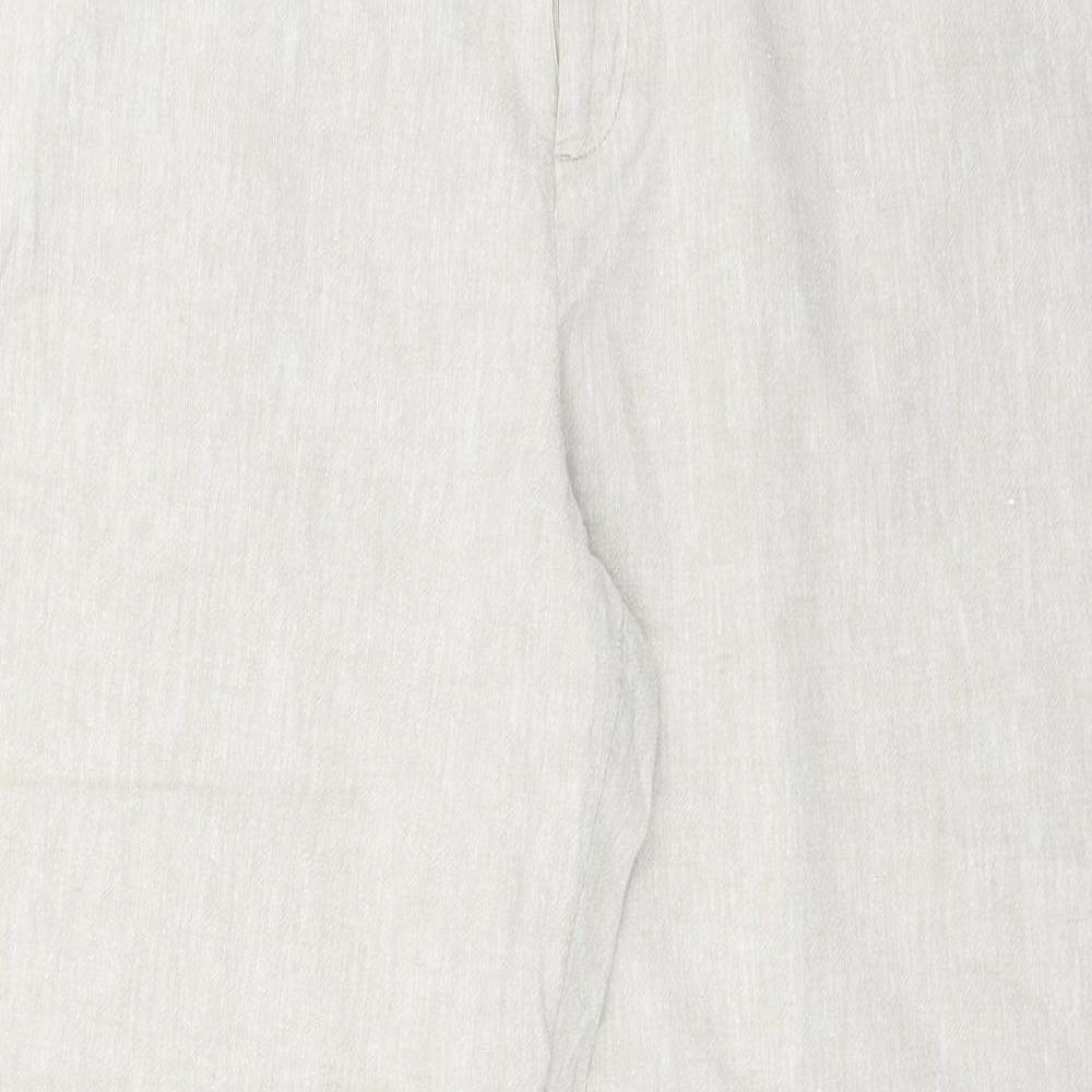 TU Womens Beige   Trousers  Size 16 L28 in