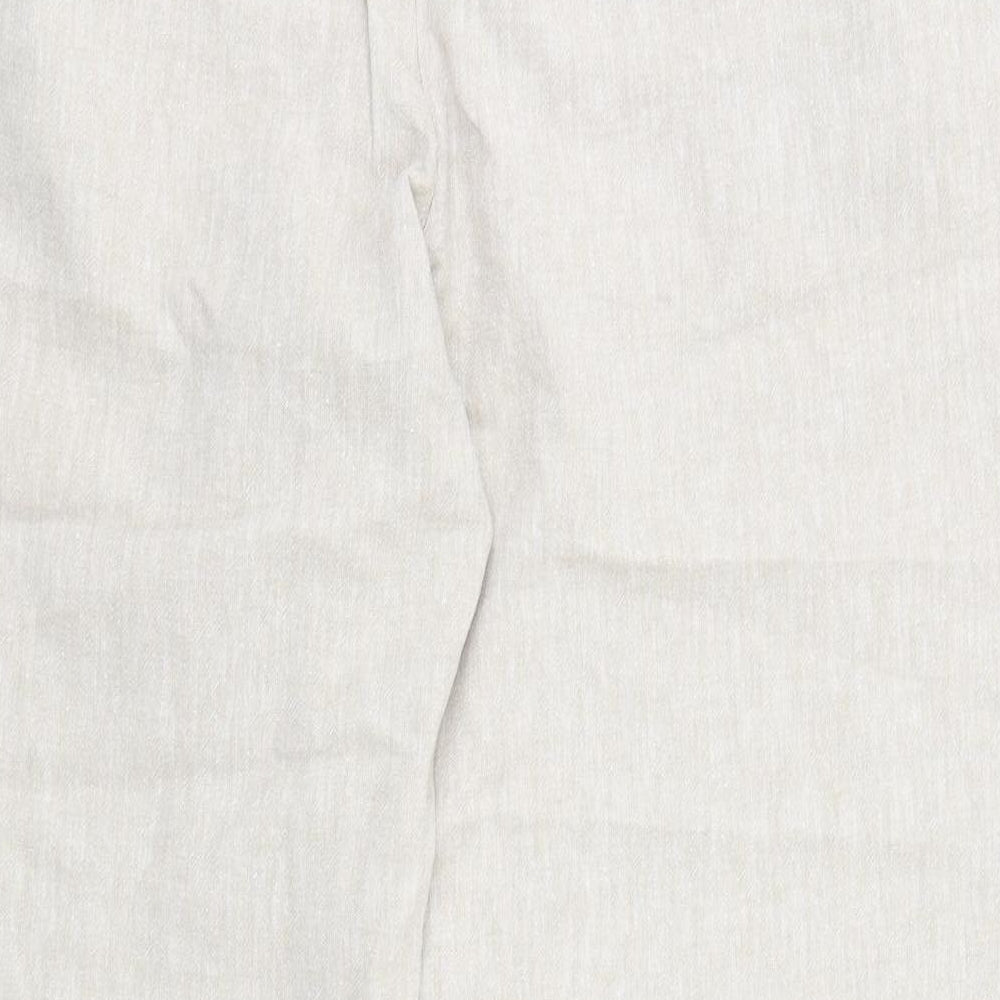 TU Womens Beige   Trousers  Size 16 L28 in