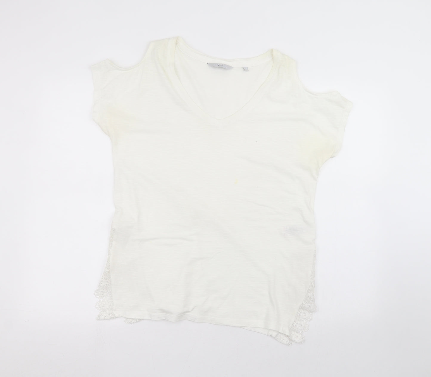 NEXT Womens White   Basic T-Shirt Size 12