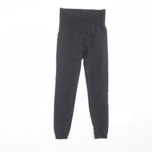 Preworn Girls Black   Jegging Trousers Size 12-13 Years