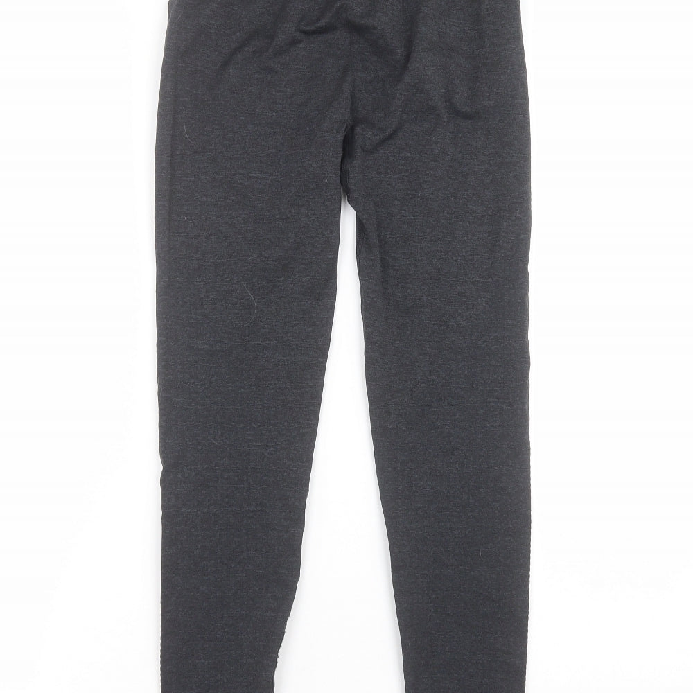 Preworn Girls Black   Jegging Trousers Size 12-13 Years