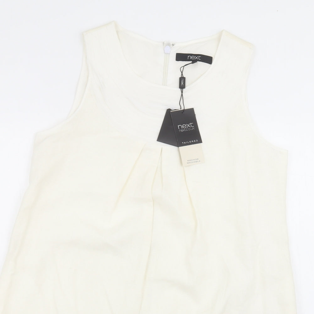 NEXT Womens White   Basic Blouse Size 12