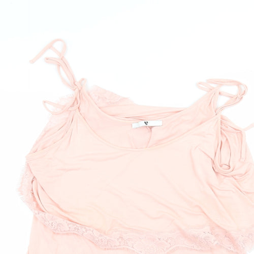 Very Womens Pink   Basic T-Shirt Size 16