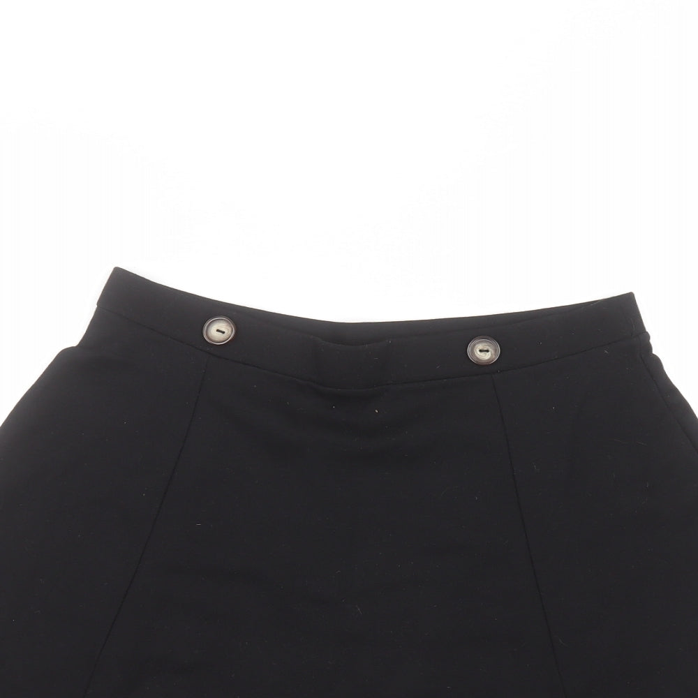 George Womens Black   A-Line Skirt Size 12