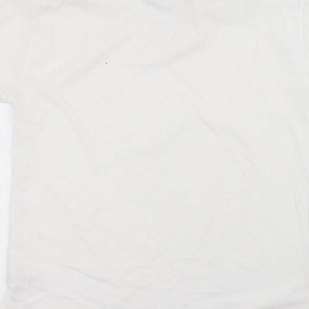 Boohoo Mens White    T-Shirt Size M
