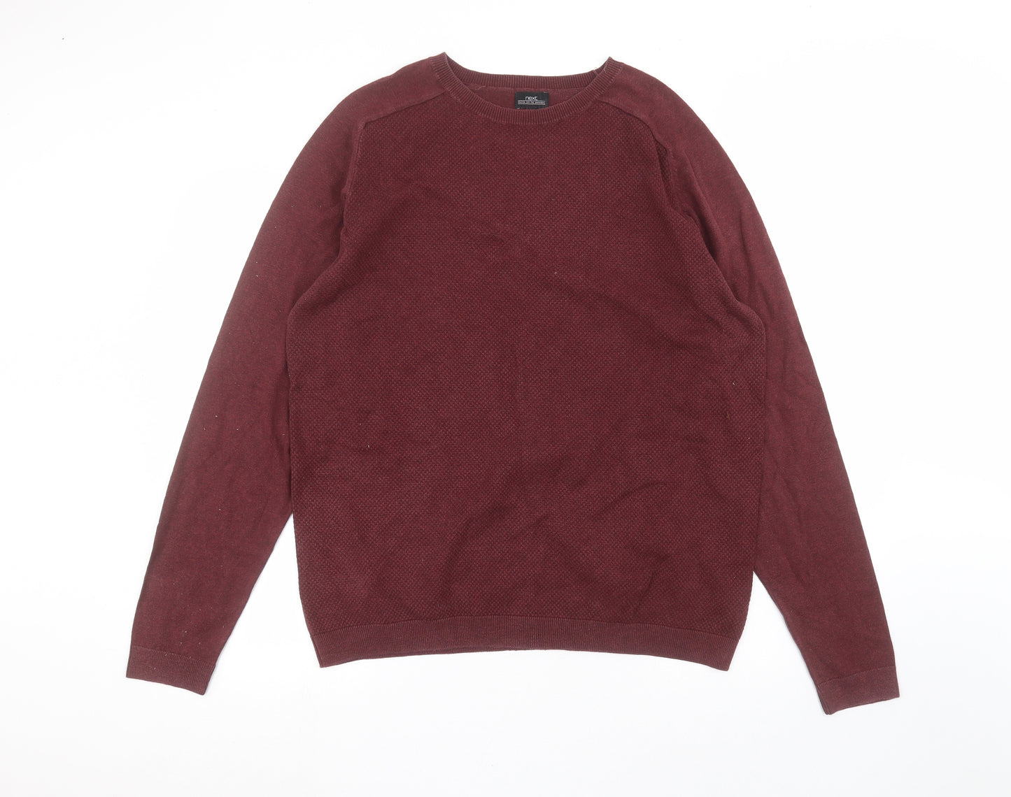 NEXT Mens Red   Pullover Jumper Size L