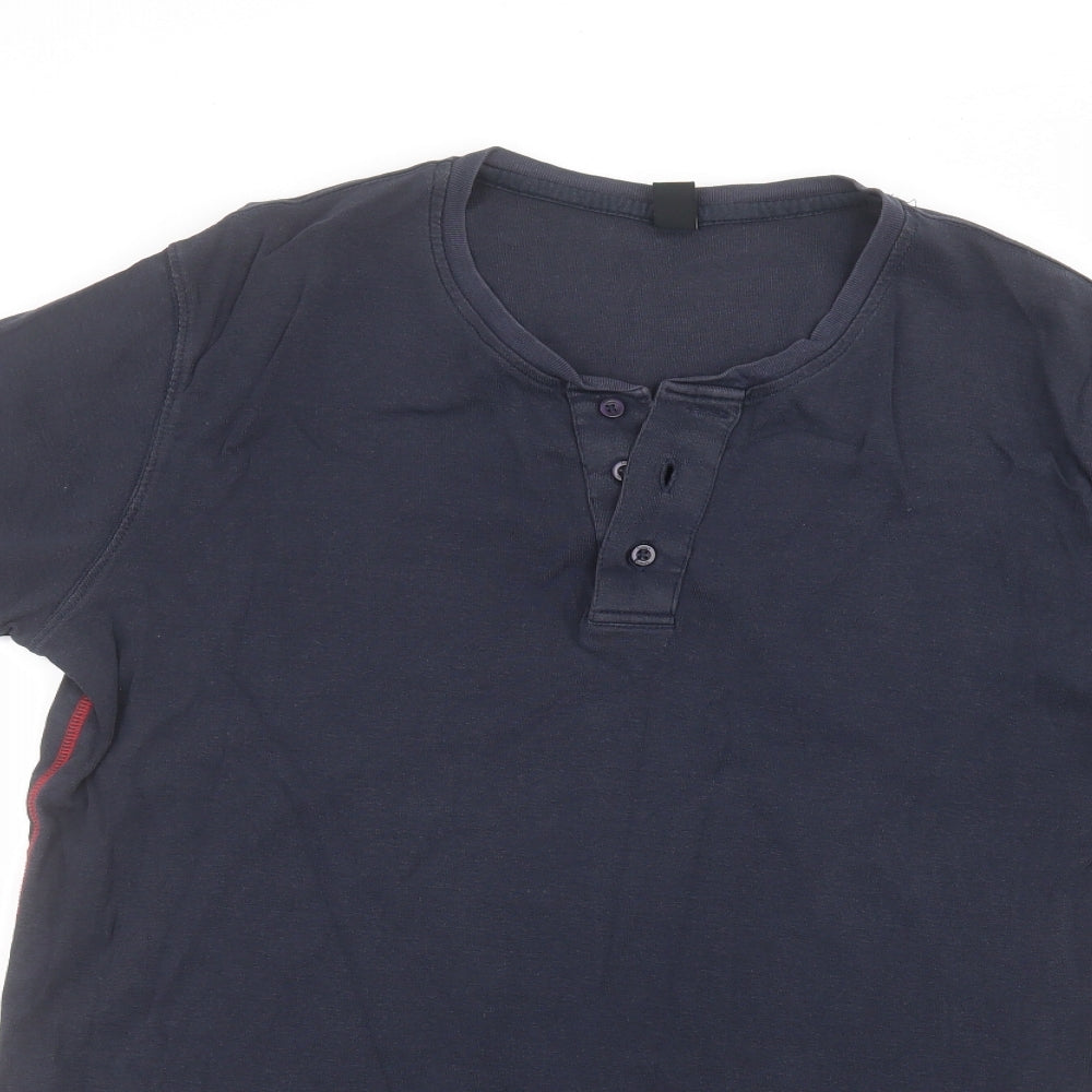SPLASH Mens Blue    T-Shirt Size L