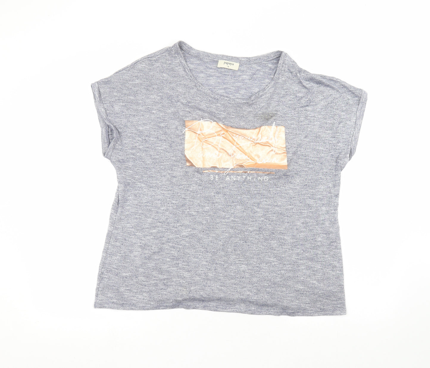 Matalan Womens Blue   Basic T-Shirt Size 18