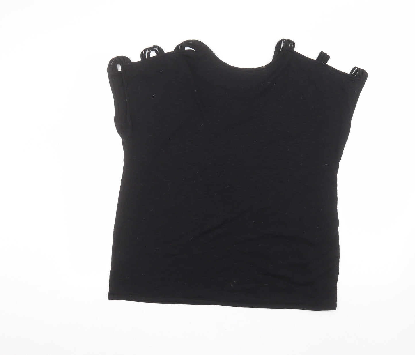 Matalan Womens Black   Basic T-Shirt Size L