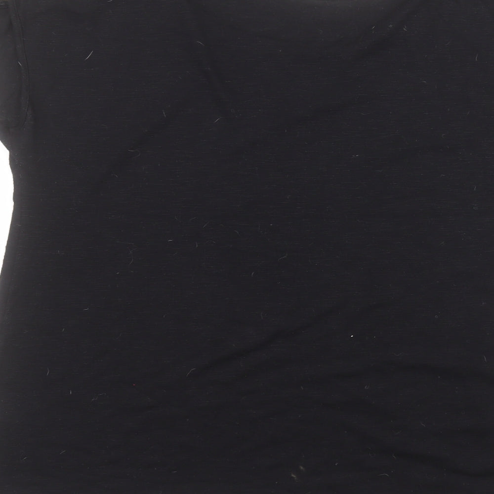Matalan Womens Black   Basic T-Shirt Size L