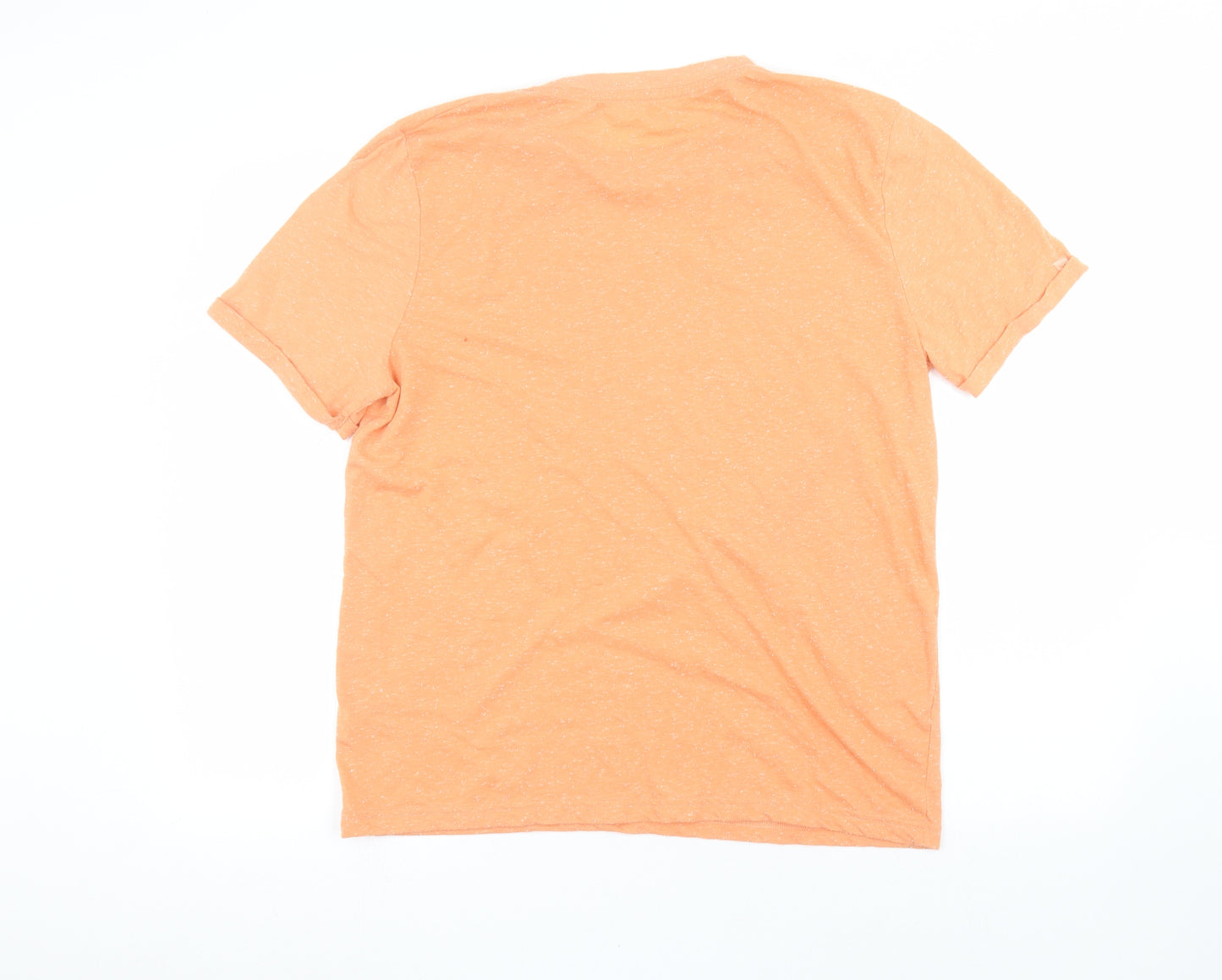 River Island Mens Orange    T-Shirt Size L