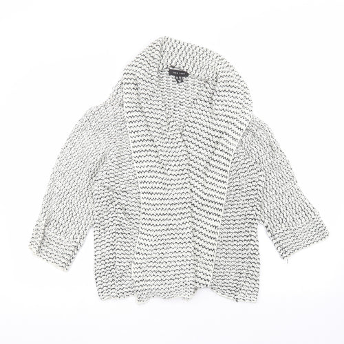 New Look Womens White   Cardigan Jumper Size S