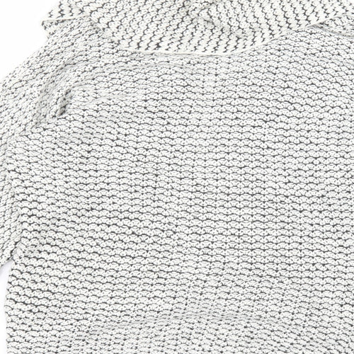 New Look Womens White   Cardigan Jumper Size S