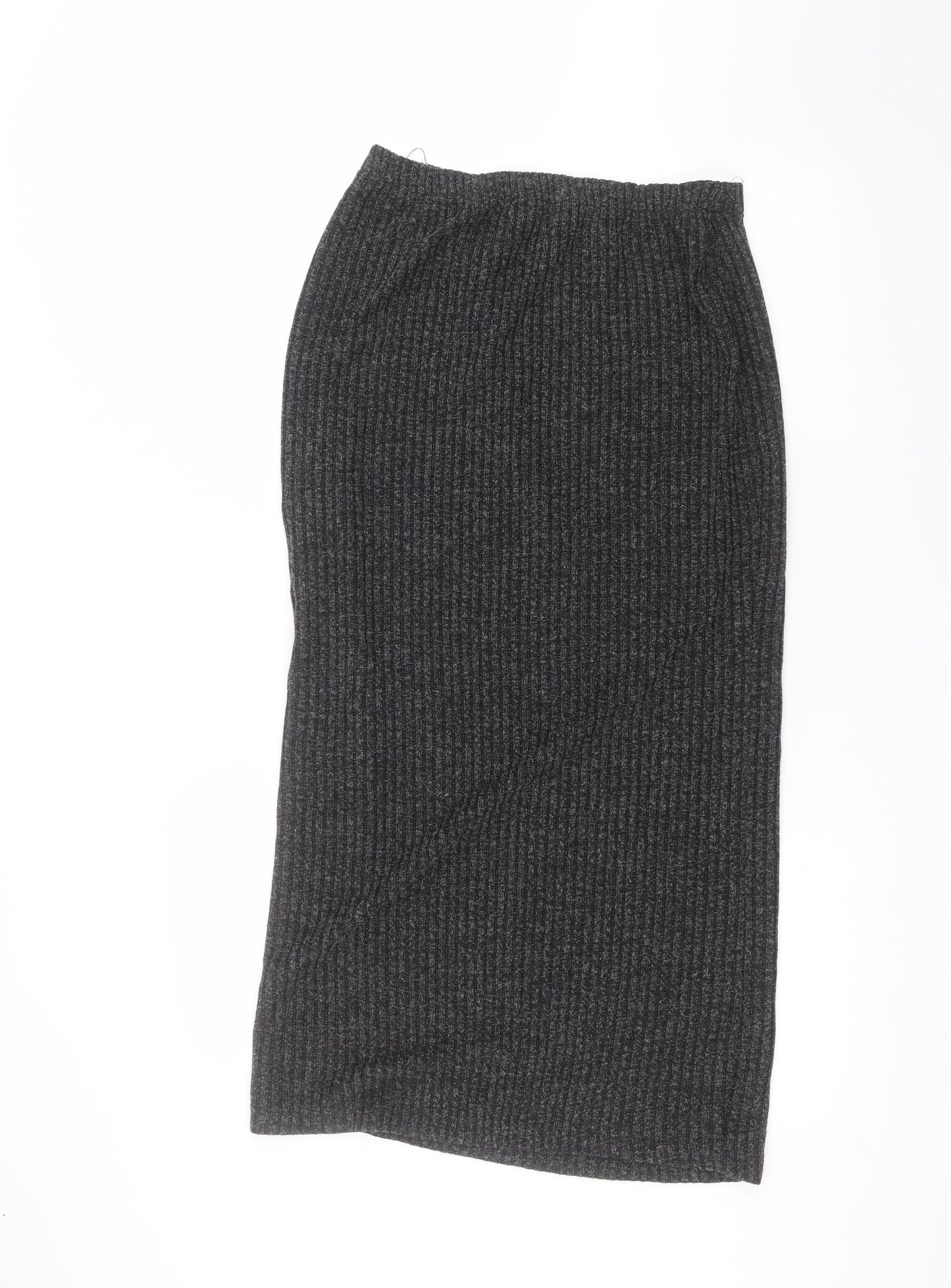 armine Womens Black   A-Line Skirt Size 14