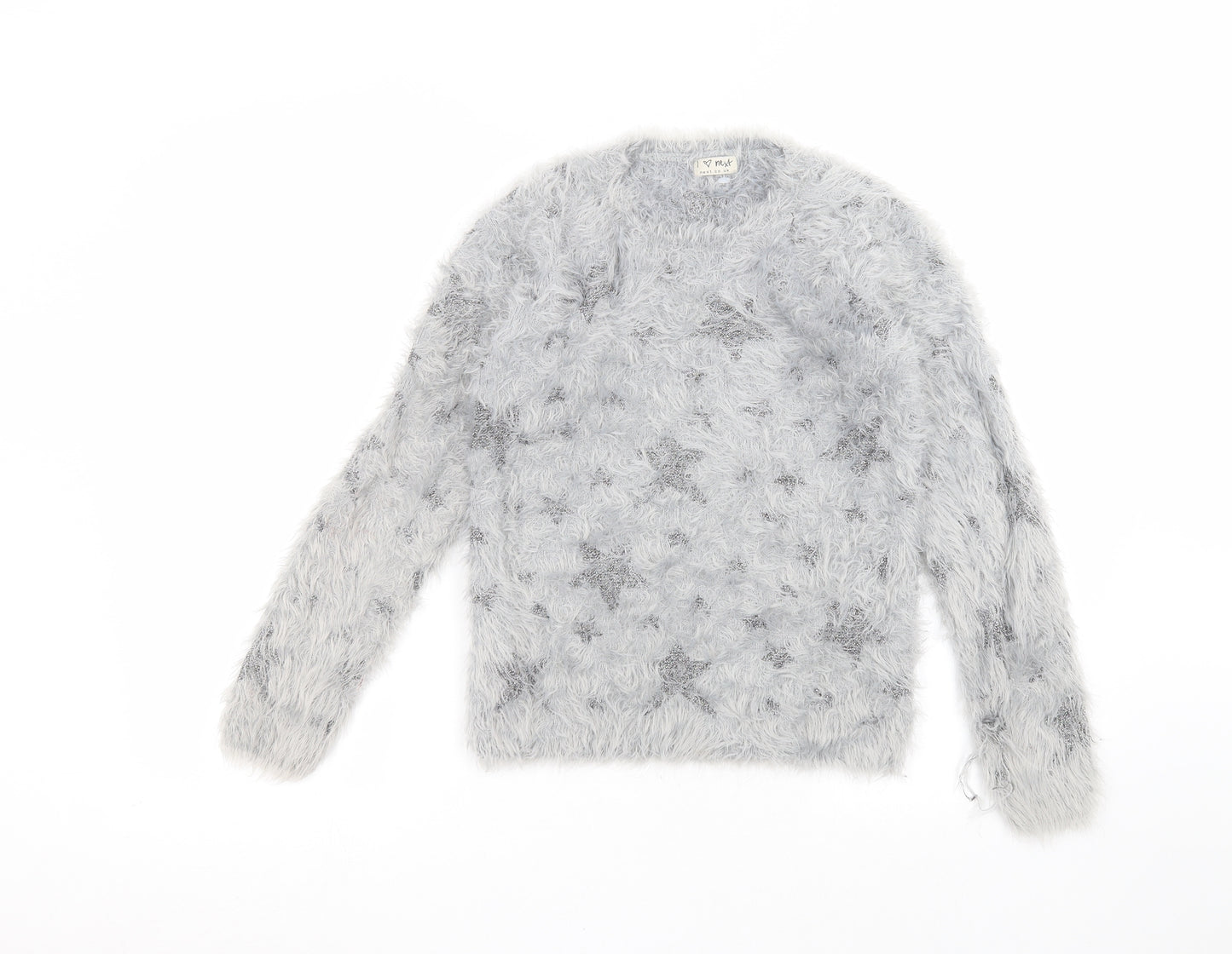 NEXT Girls Grey   Pullover Jumper Size 11 Years