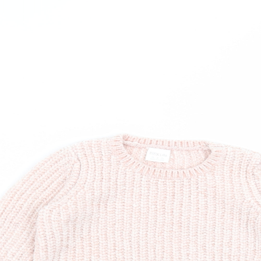 F&F Girls Pink   Pullover Jumper Size 3-4 Years