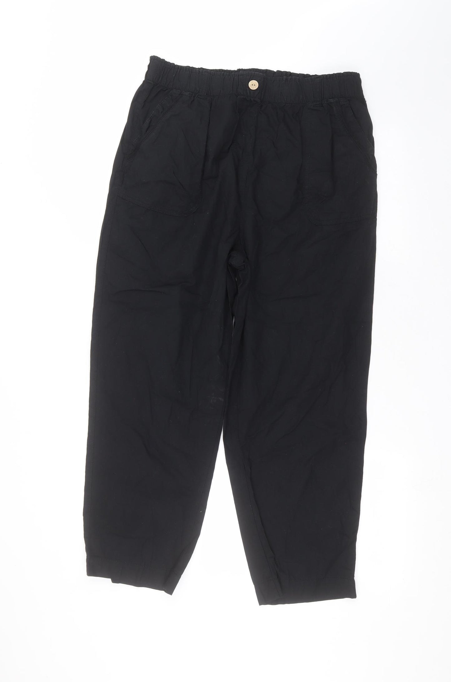 George Womens Black   Trousers  Size 16 L25 in