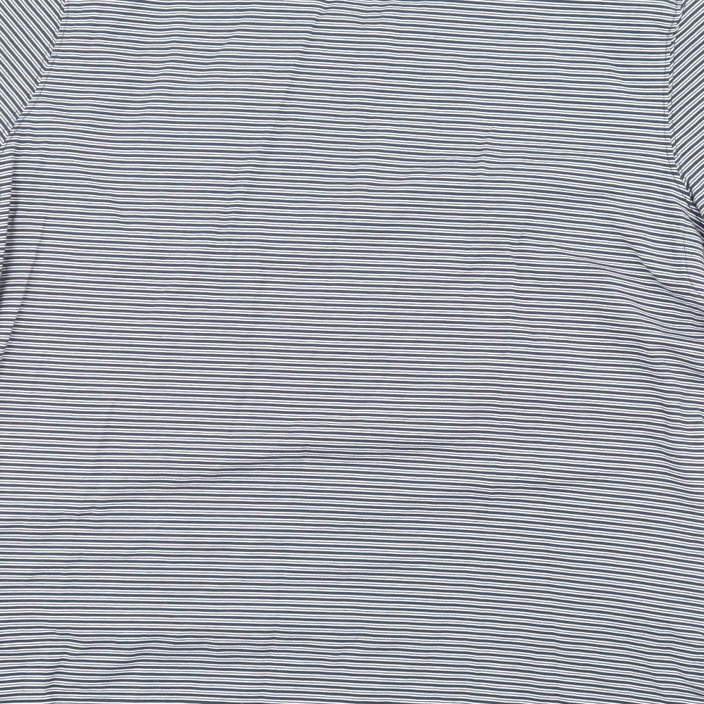 Craghoppers Mens Blue Striped   T-Shirt Size XL