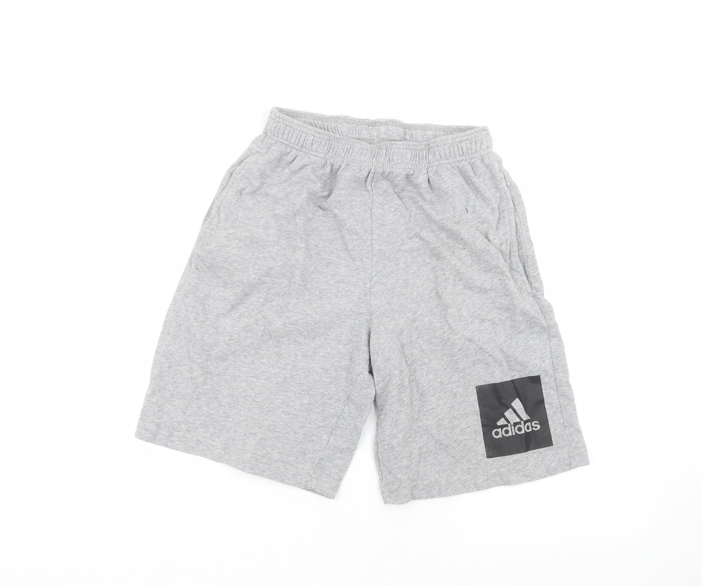 adidas Mens Grey   Sweat Shorts Size S
