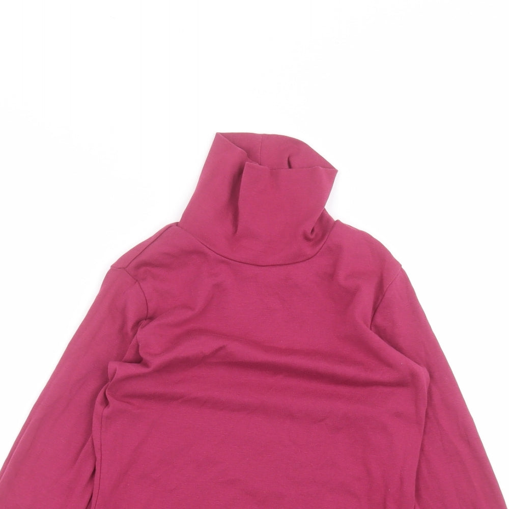 George Girls Pink   Basic T-Shirt Size 8-9 Years