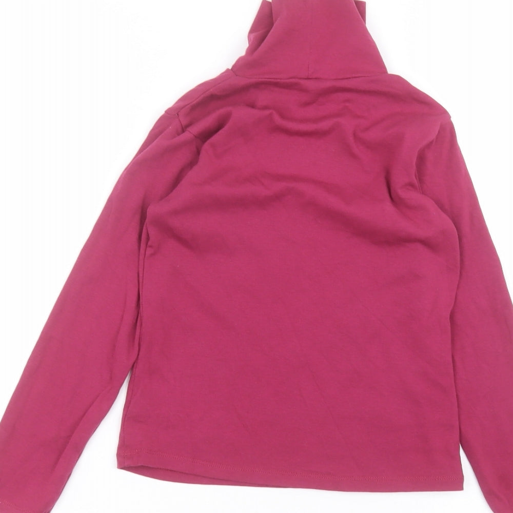 George Girls Pink   Basic T-Shirt Size 8-9 Years