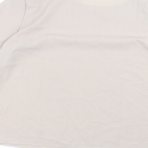 SheIn Womens Beige   Basic Blouse Size L