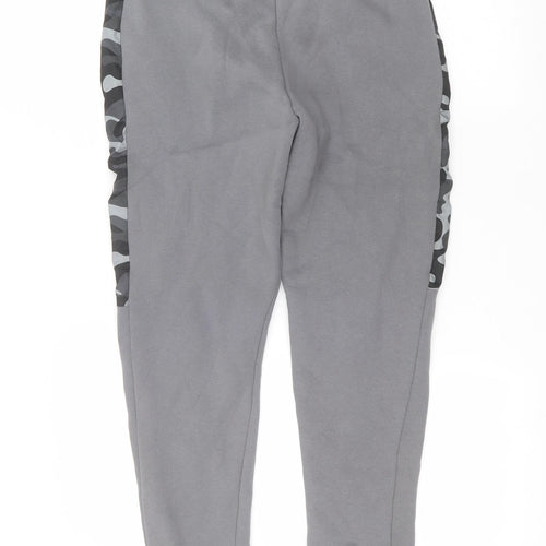 Boohoo Mens Grey Camouflage  Sweatpants Trousers Size M L25 in