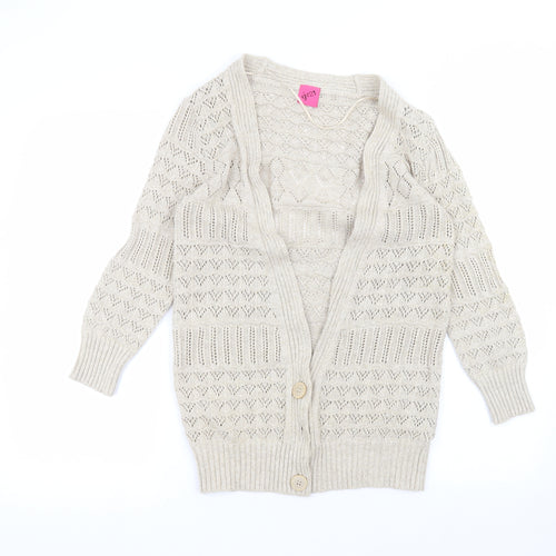 George Womens Beige   Cardigan Jumper Size 8