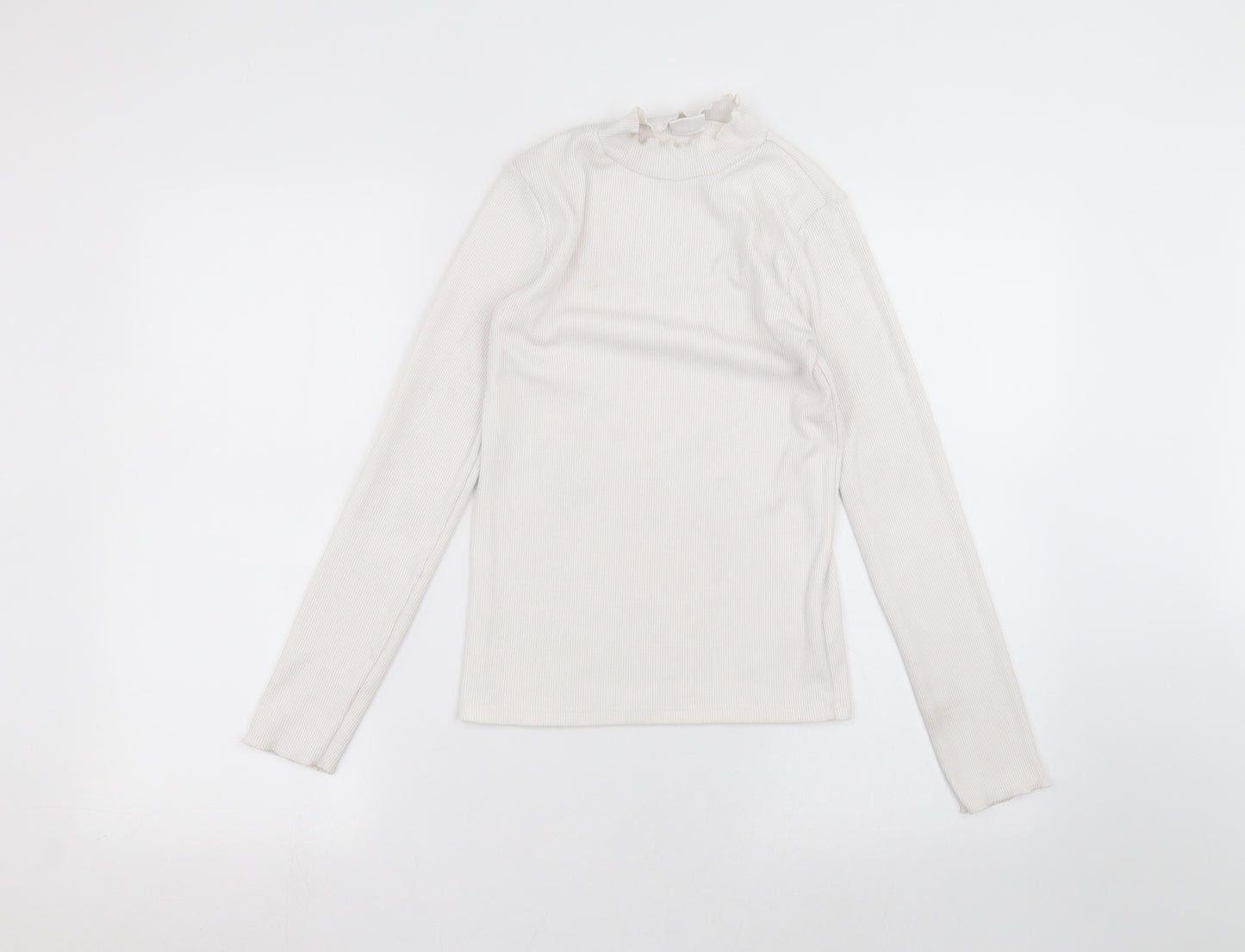 F&F Girls White   Basic T-Shirt Size 12-13 Years