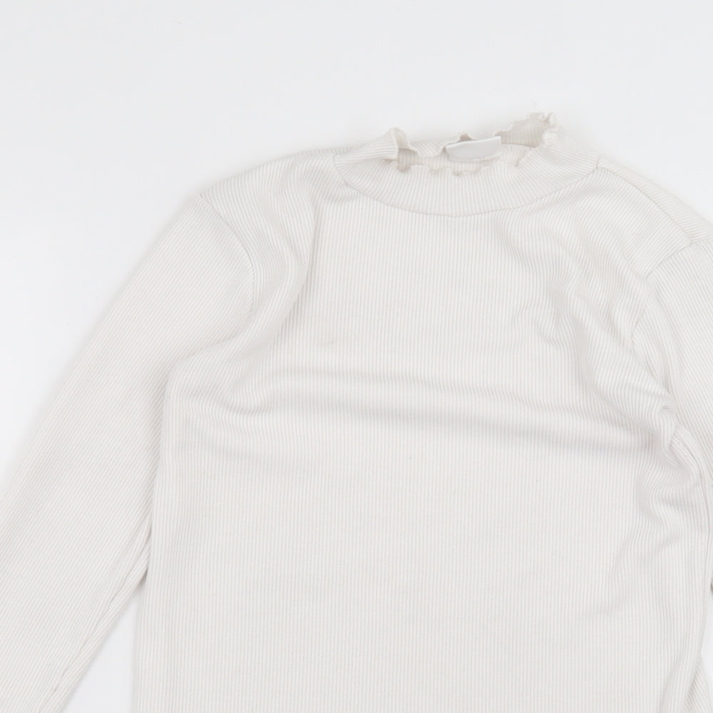 F&F Girls White   Basic T-Shirt Size 12-13 Years